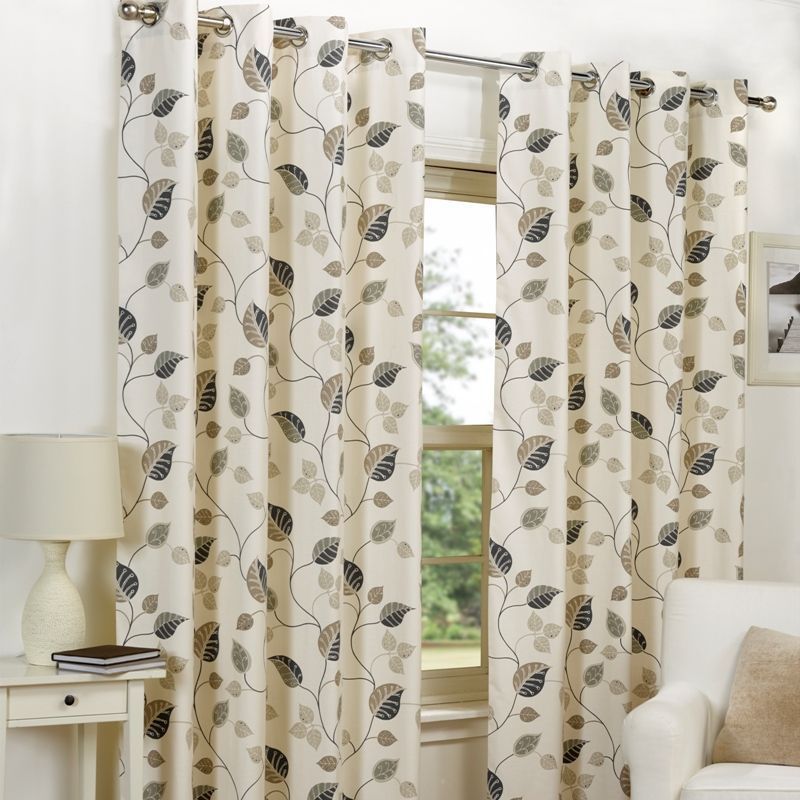 April Curtains (66" Width x 72" Drop) - Taupe